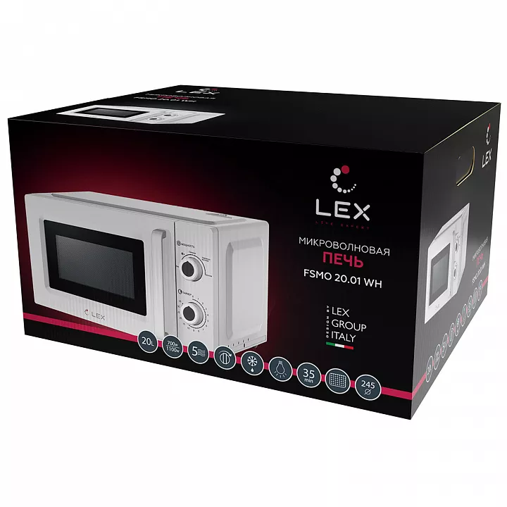 Микроволновая печь LEX FSMO 20.01 WH