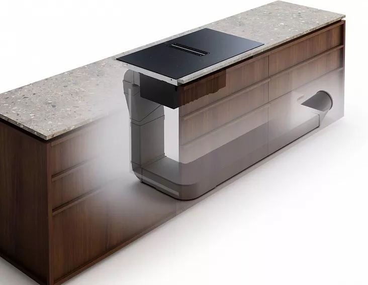 Индукционная варочная панель с вытяжкой Electrolux ECC8344