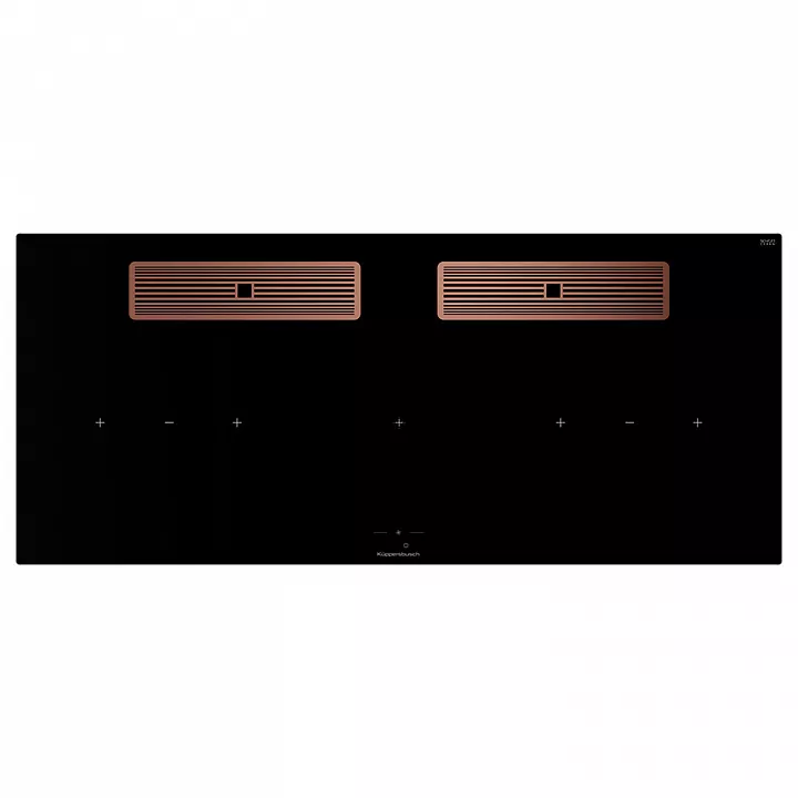 Индукционная варочная панель с вытяжкой Kuppersbusch KMI 12850.0 SR-E Copper