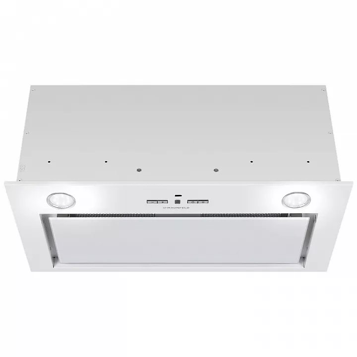 Полновстраиваемая вытяжка MAUNFELD Fantasy 1000ST 60 White Glass