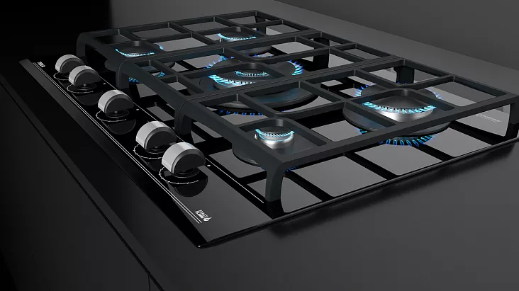 Газовая варочная панель Teka GZC 75330 XBN NIGHT RIVER BLACK