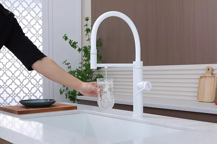 Смеситель для кухни Paulmark GANYMEDE WH