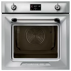 Электрический духовой шкаф с паром Smeg SOP6902S2PX