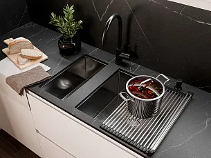 Кухонная мойка EMAR EMB-126A PVD Nano Dark