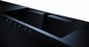 Индукционная варочная панель с вытяжкой Kuppersbusch KMI 12850.0 SR-S Stainless Steel