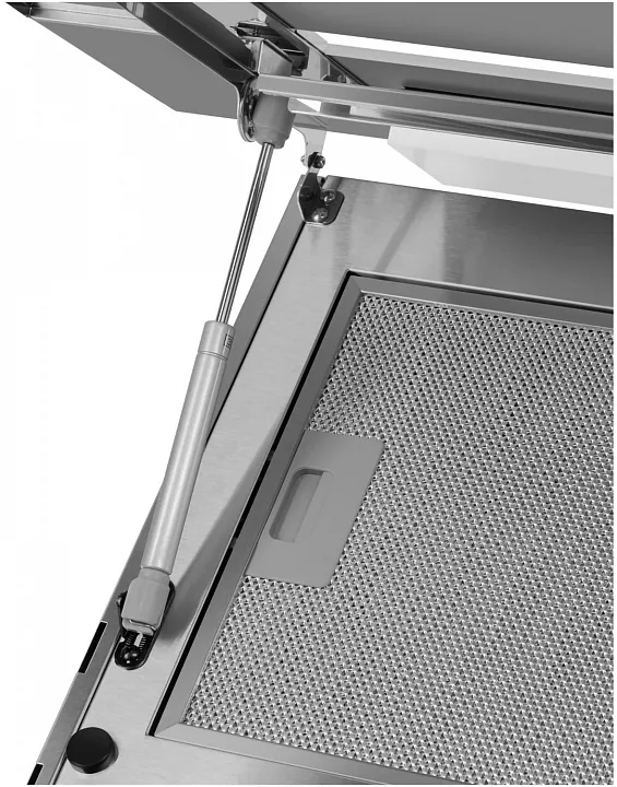 Наклонная вытяжка MAUNFELD Mersey 90 Inox Glass White