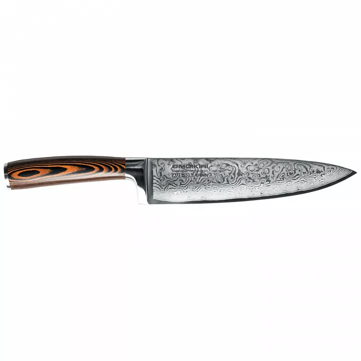 Нож шеф OMOIKIRI Damascus Suminagashi