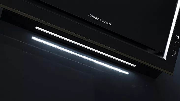 Наклонная вытяжка Kuppersbusch DW 9880.0 S2 Black Chrome