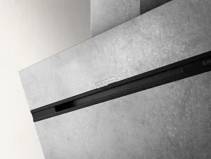 Наклонная вытяжка Elica STRIPE URBAN ZINC/A/90