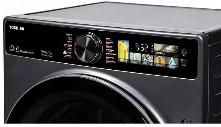 Стирально-сушильная машина TOSHIBA TWD-T25BZU115MWRU(MG)