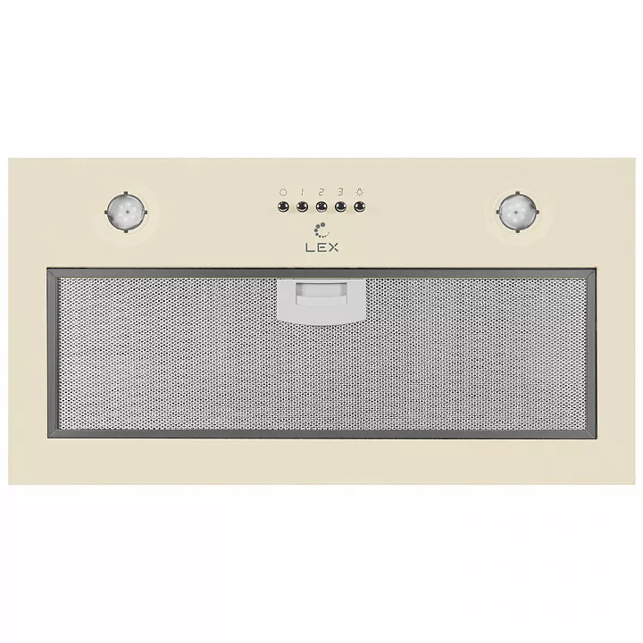 Полновстраиваемая вытяжка LEX GHOST 600 IVORY LIGHT