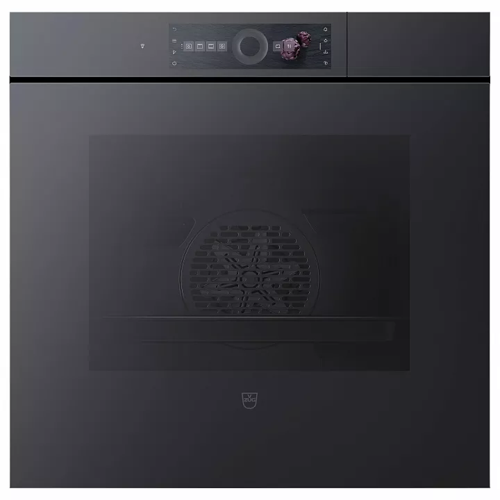 Электрический духовой шкаф с паром V-ZUG CombairSteamer V6000 60 AutoDoor (CS6T-23049 черное стекло)