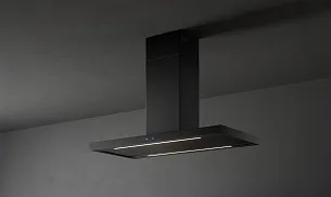 Островная Т-образная вытяжка Falmec PLANE ISOLA BLACK 120 PLUS