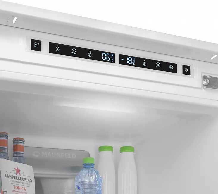 Встраиваемый холодильник-морозильник MAUNFELD MBF193NFWGR Inverter