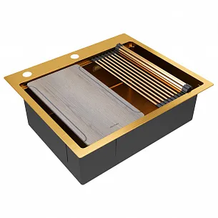 Кухонная мойка Paulmark KRONER-MULTI SINK 59 BG