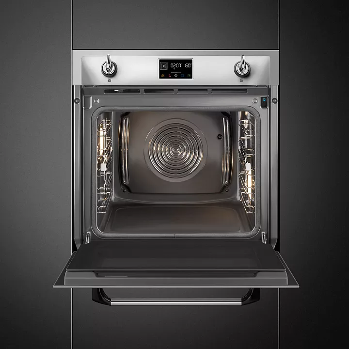 Электрический духовой шкаф с паром Smeg SOP6902S2PX
