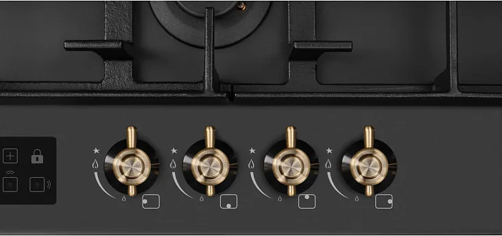 Газовая варочная панель HIBERG VM 6245 Gr