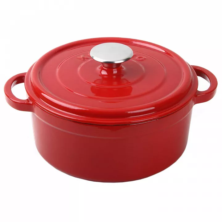 Кастрюля с крышкой 24 см Korting K 1224 R