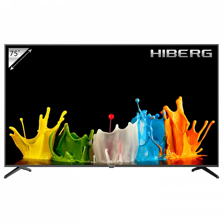 Телевизор HIBERG 75Y UHD (2022) 75″, 4K UHD, LED