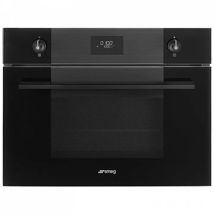 Компактный духовой шкаф с свч Smeg SO4101M1B3