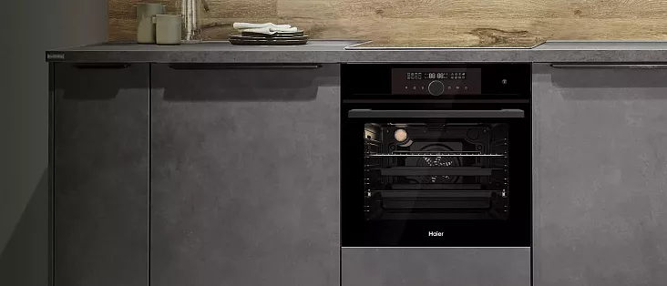 Электрический духовой шкаф с паром Haier HOX-FP5RAGB