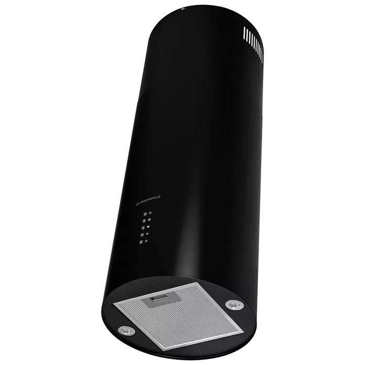 Островная цилиндрическая вытяжка MAUNFELD Lee Light Isla 35 Black
