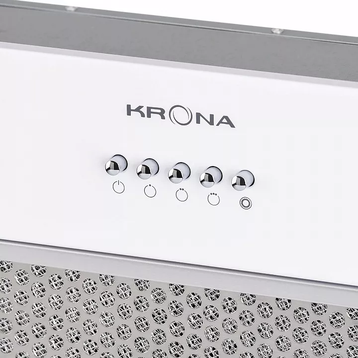 Полновстраиваемая вытяжка Krona SELINA 600 WHITE PB