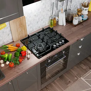 Газовая варочная панель LEX GVG 640-1 BL