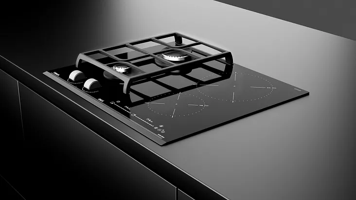 Комбинированная варочная панель Teka HYBRID JZC 64322 ABN BLACK