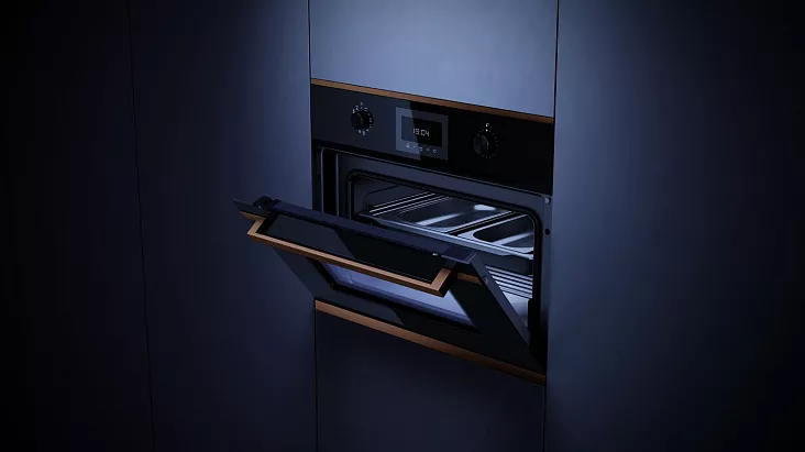 Компактный духовой шкаф с паром Kuppersbusch CBD 6340.0 S7 Copper