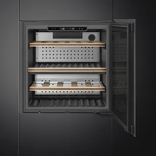 Встраиваемый винный шкаф Smeg CVI129B3E