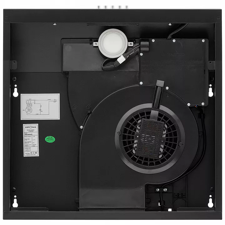 Козырьковая вытяжка Krona ERMINA 500 black PB
