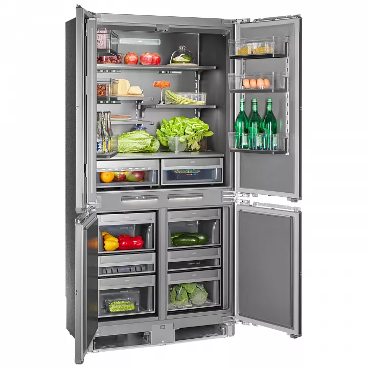 Встраиваемый холодильник-морозильник Cross Door HIBERG S-RFQ 800 B Inverter