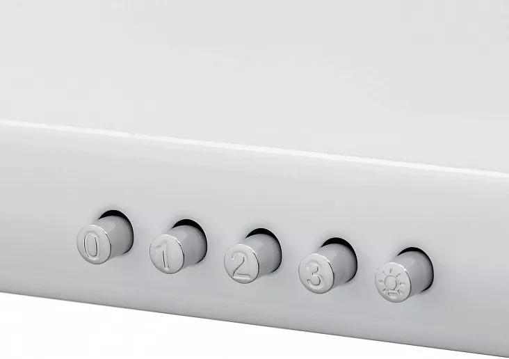 Козырьковая вытяжка Krona OLIVIA 600 WHITE PB