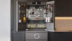 Встраиваемый холодильник-морозильник French Door LIEBHERR ECBNe 8872