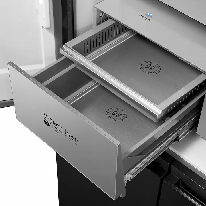 Холодильник-морозильник Cross Door Midea MDRM706BIE63
