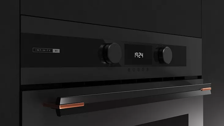 Компактный духовой шкаф с свч Teka HLC 84-G1 C Infinity Matt Black