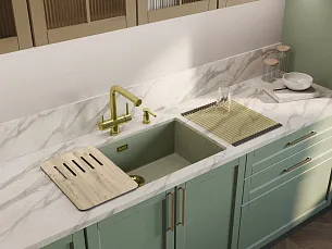 Смеситель для кухни OMOIKIRI Takamatsu-S-LG