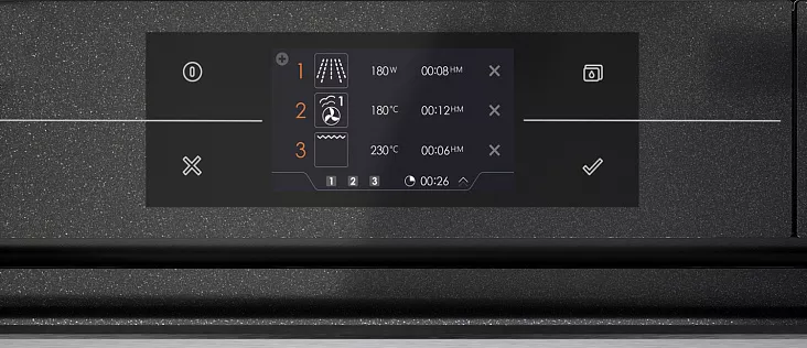Компактный духовой шкаф с свч и паром Asko OCSM8478G