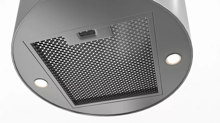 Островная цилиндрическая вытяжка Teka CC 480 BLACK-SS