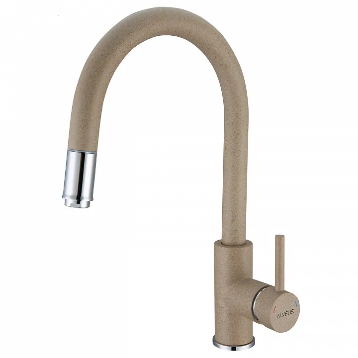 Смеситель для кухни Alveus Delos-P G55 BEIGE
