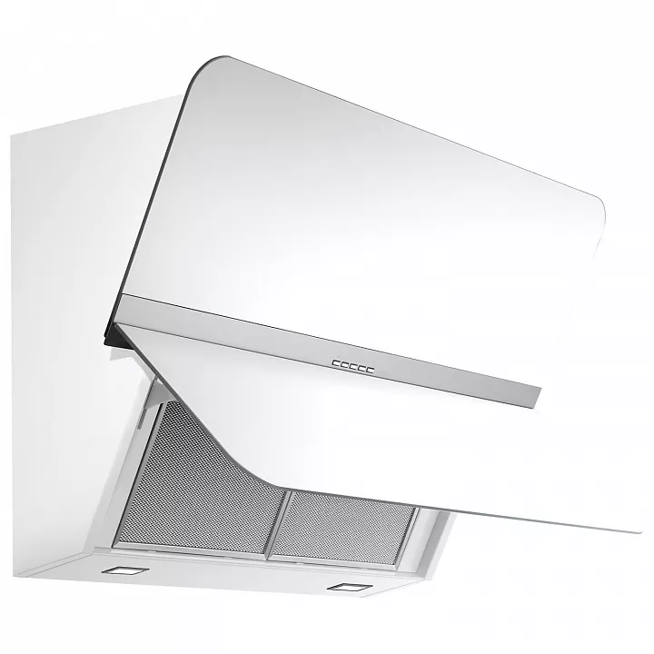 Наклонная вытяжка Falmec FLIPPER 85 P.E. CONO VETRO BIANCO