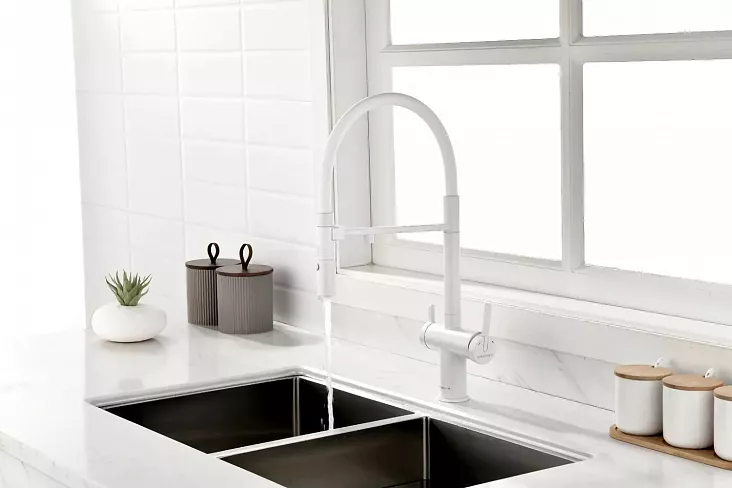 Смеситель для кухни Paulmark GRAVITY WH