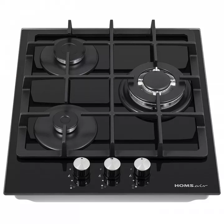 Газовая варочная панель HOMSair HGG433TGCBK