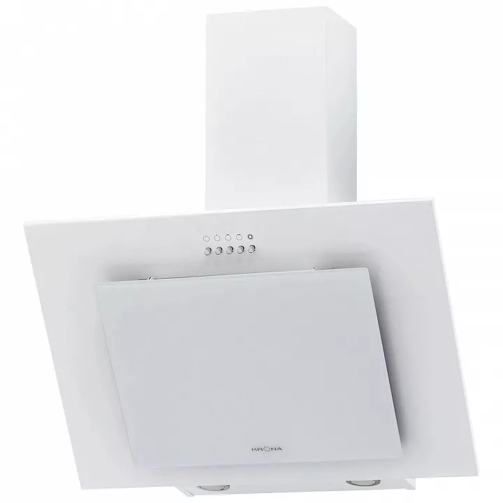 Наклонная вытяжка Krona VIERKANT 600 WHITE PB
