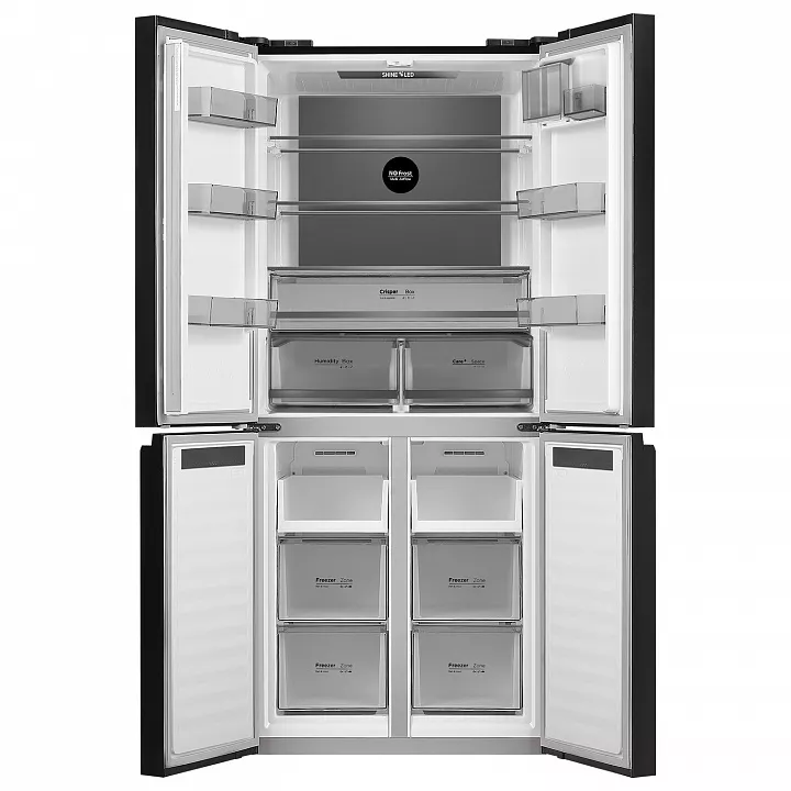 Холодильник-морозильник Cross Door MAUNFELD MFF192NFB01 Inverter