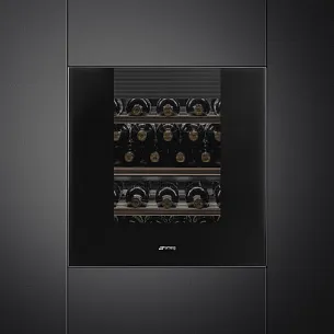 Встраиваемый винный шкаф Smeg CVI129B3E