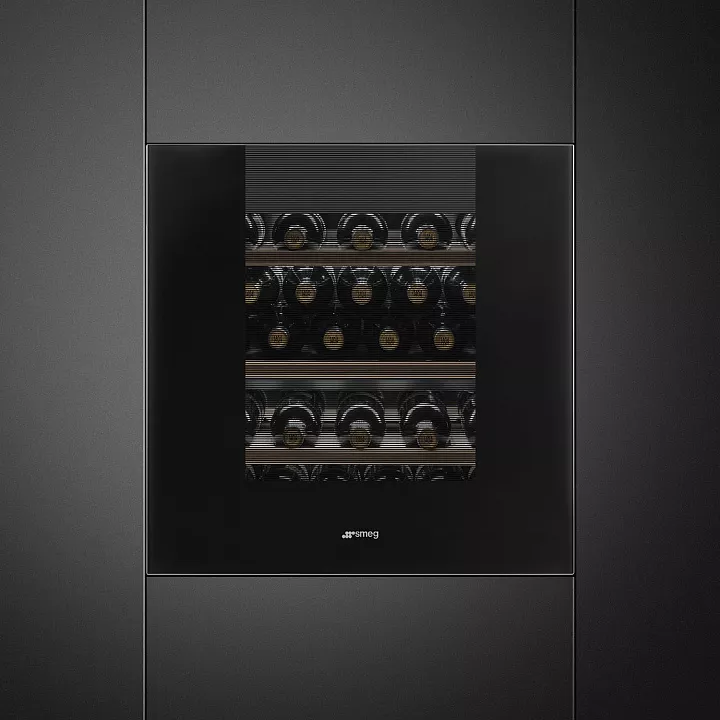 Встраиваемый винный шкаф Smeg CVI129B3E