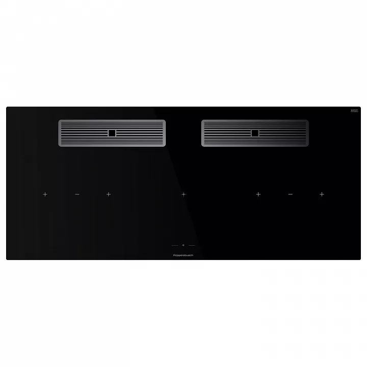 Индукционная варочная панель с вытяжкой Kuppersbusch KMI 12850.0 SR-S Stainless Steel