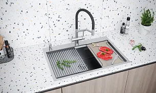 Кухонная мойка Paulmark KRONER-MULTI SINK 75 BS